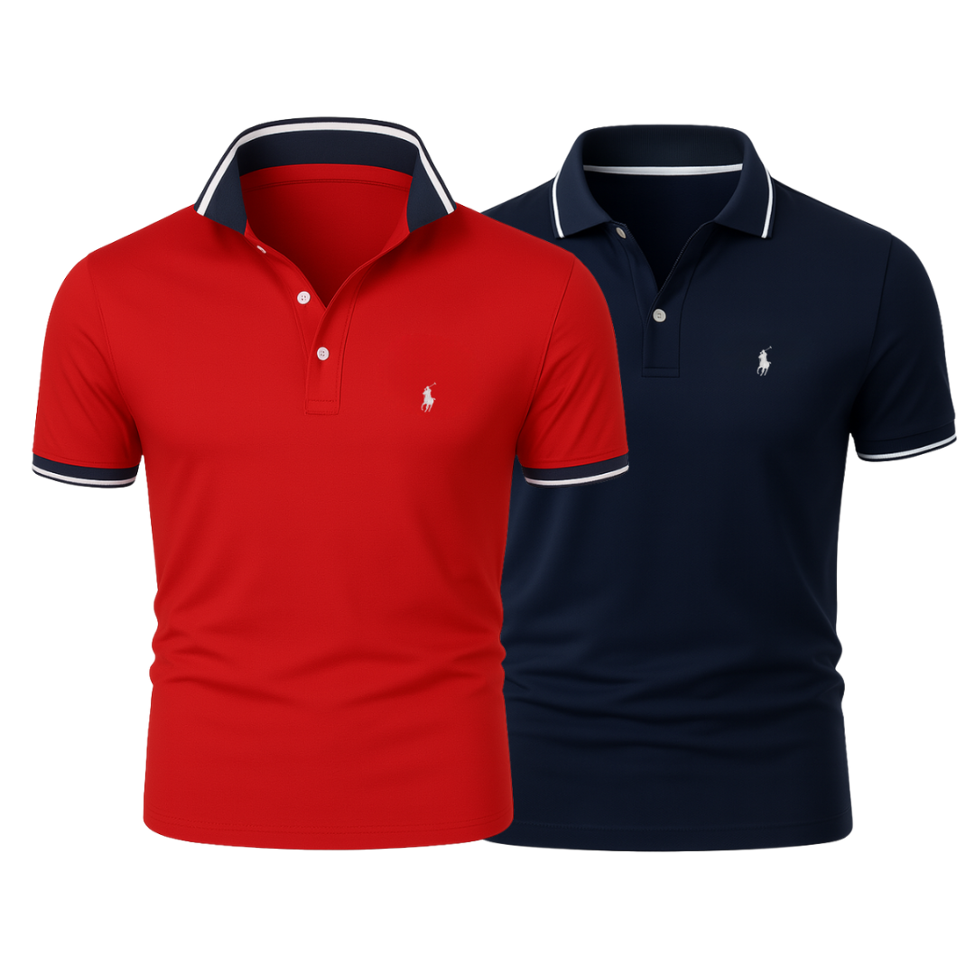 (KAUFE 1, ERHALTE 2) - Premiere Polo Shirt Kit – Professional Line by R&L (2-Pack)