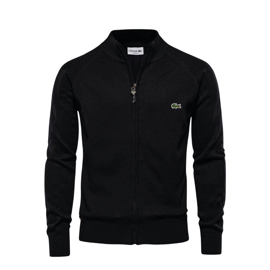 Pull Zippé Texturé LC Homme