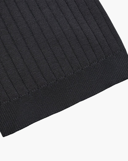 Polo côtelé haut de gamme